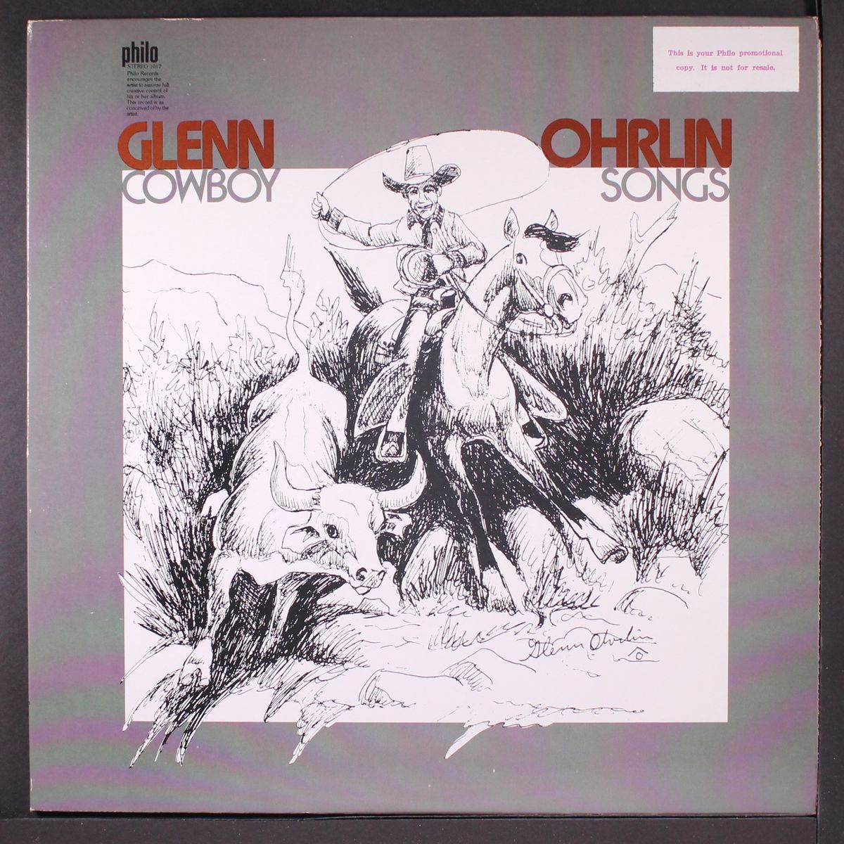 cowboy songs by GLENN OHRLIN