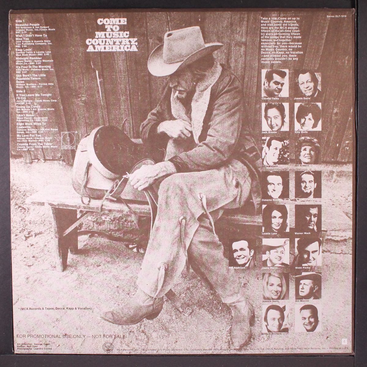 come to music country, america by VARIOUS