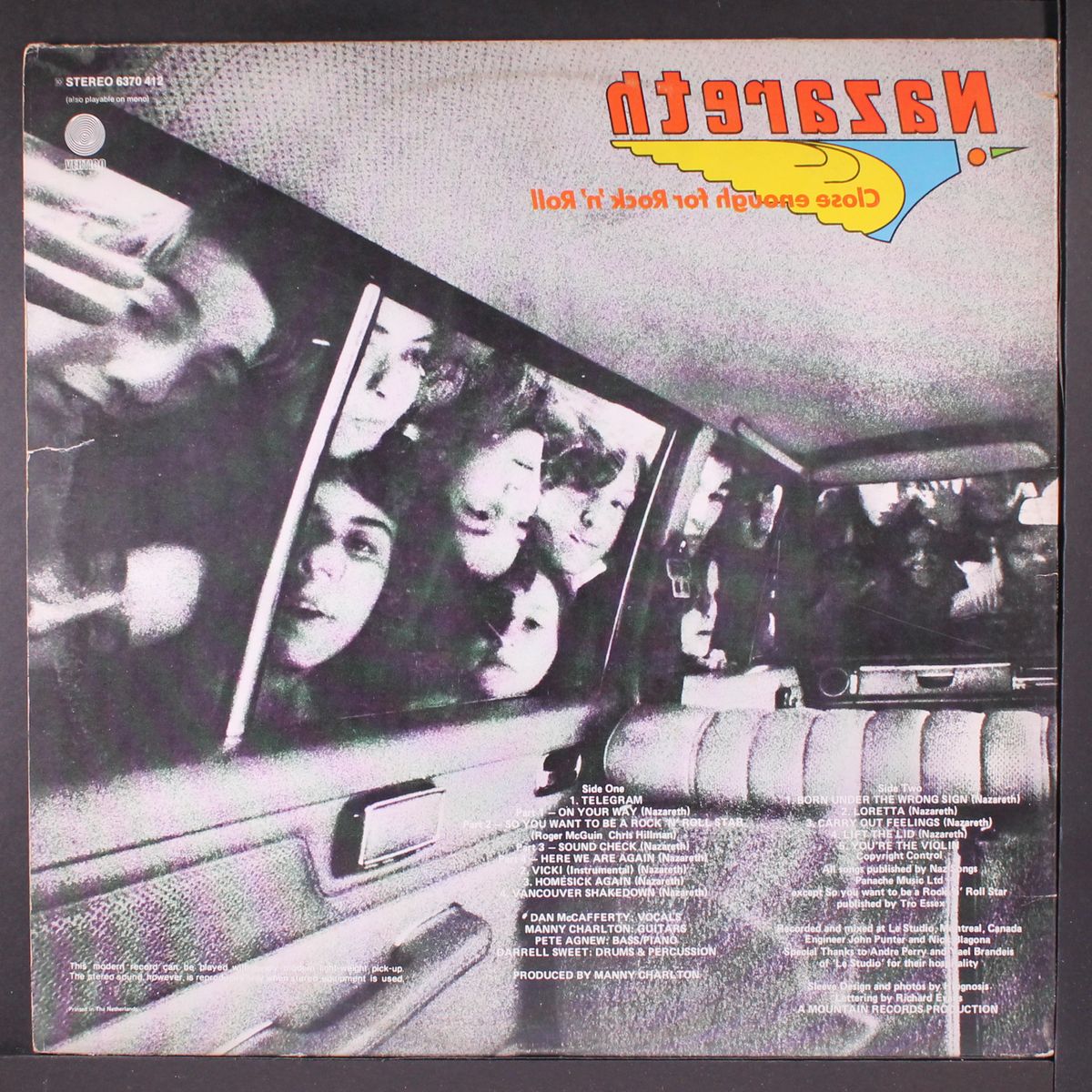 close enough for rock 'n' roll by NAZARETH