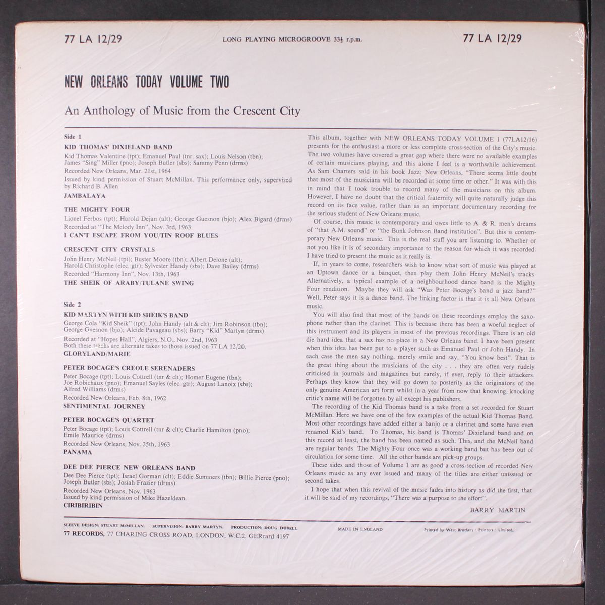 new orleans today, vol. 2 by VARIOUS
