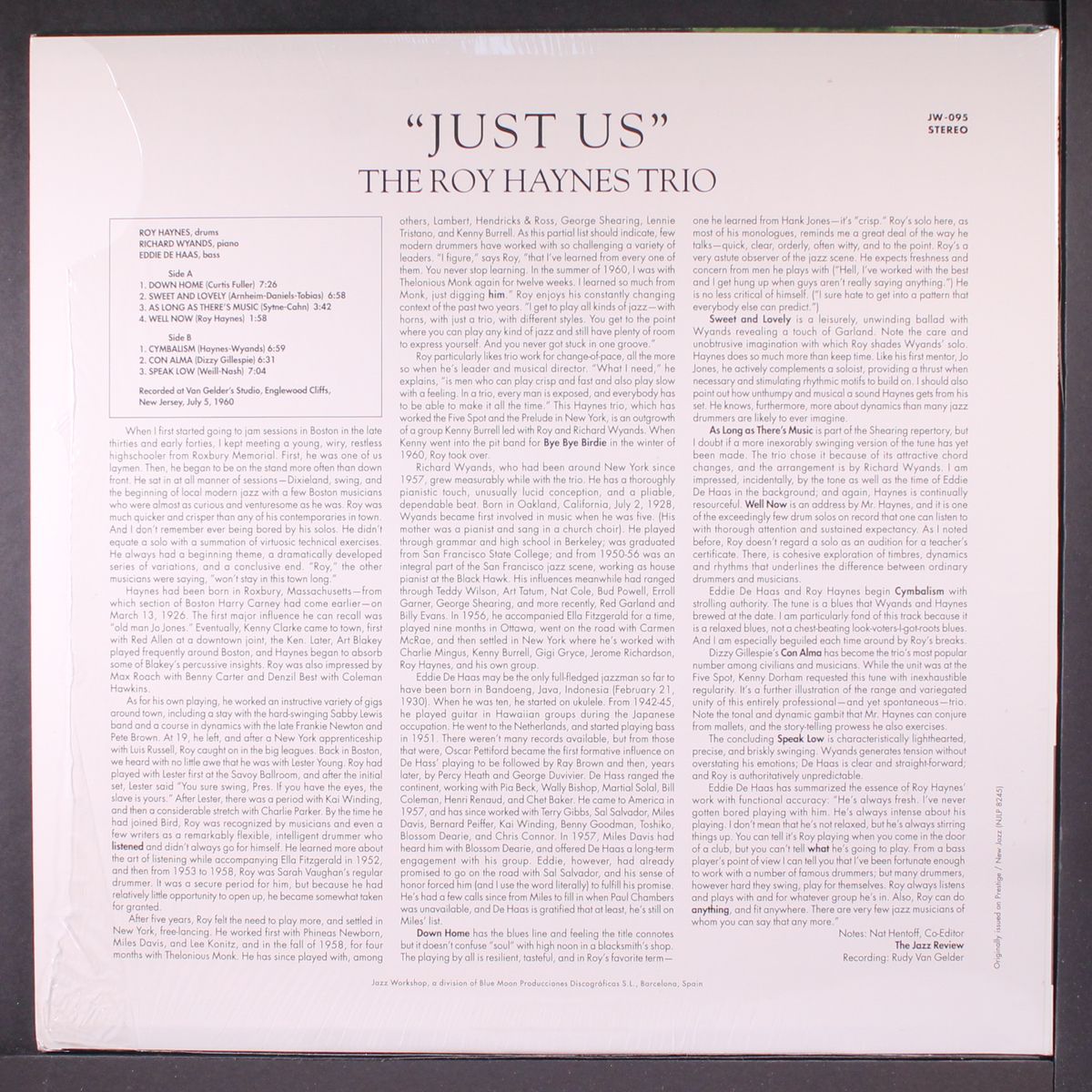 just us by ROY HAYNES