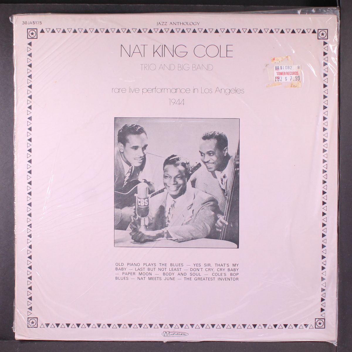 rare live performances in los angeles 1944 by NAT KING COLE