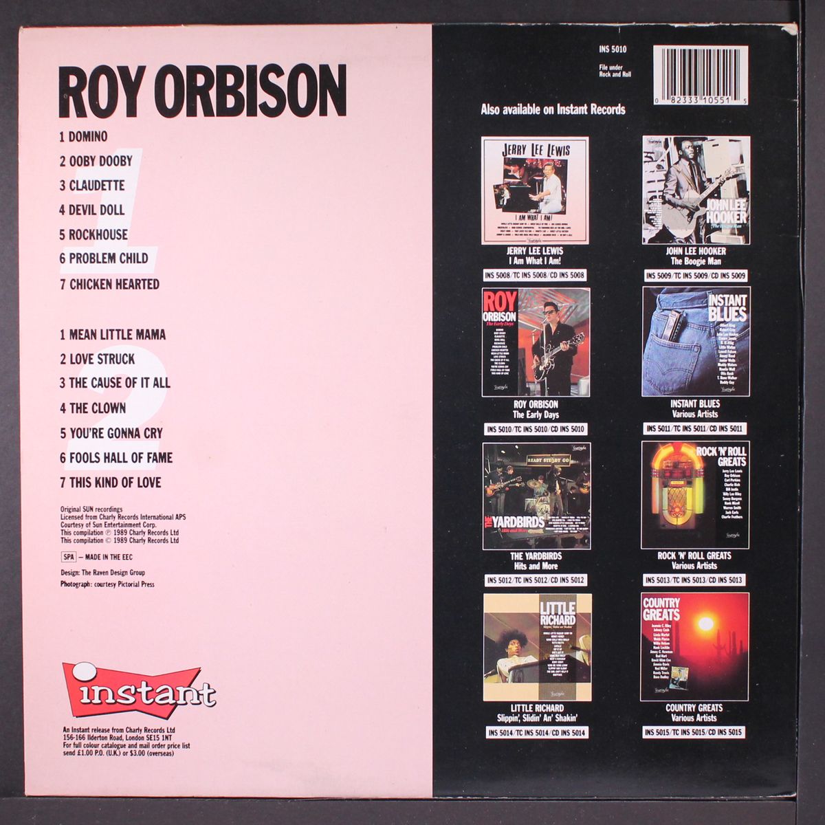 the early days by ROY ORBISON