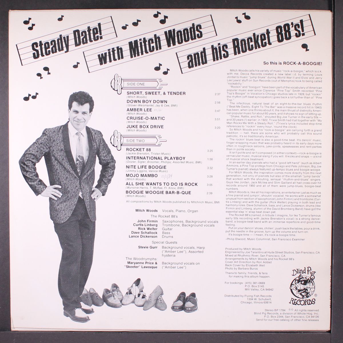 steady date! by MITCH WOODS & ROCKET 88'S
