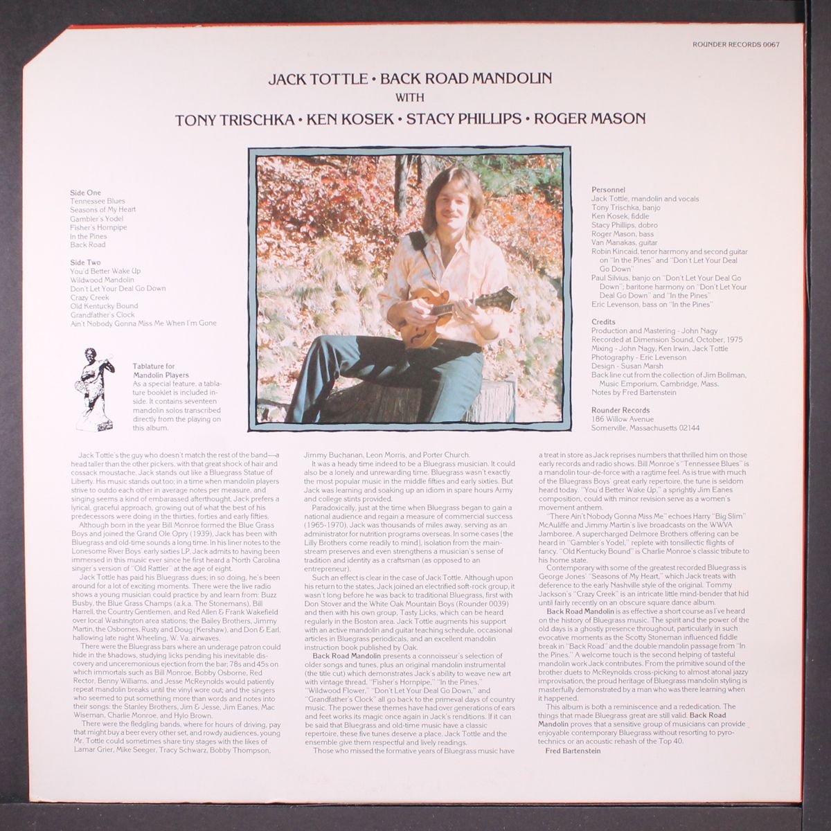 back road mandolin by JACK TOTTLE