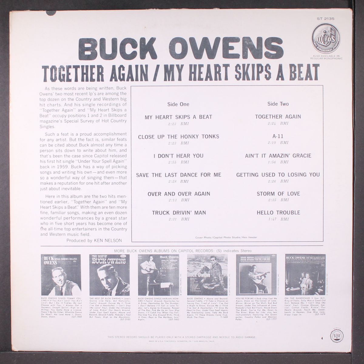 together again / my heart skips a beat by BUCK OWENS