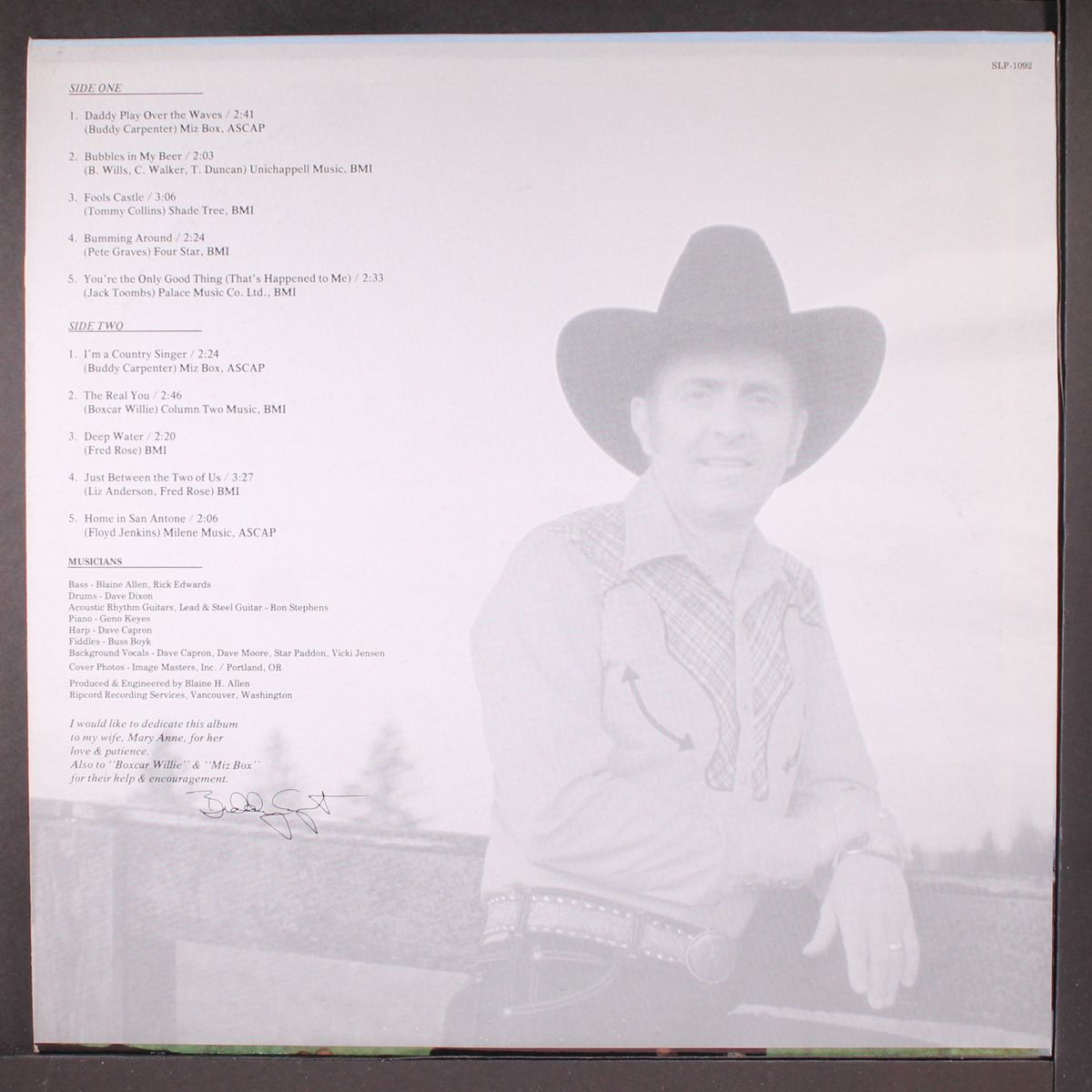 buddy carpenter by BUDDY CARPENTER