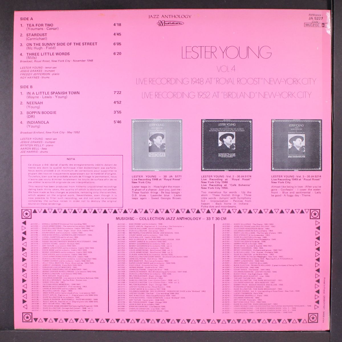 vol. 4 by LESTER YOUNG
