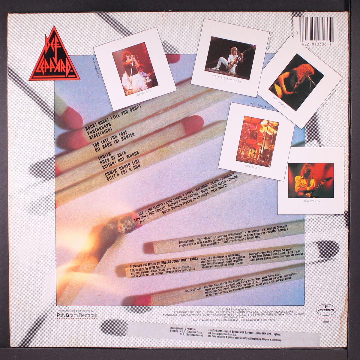 pyromania by DEF LEPPARD