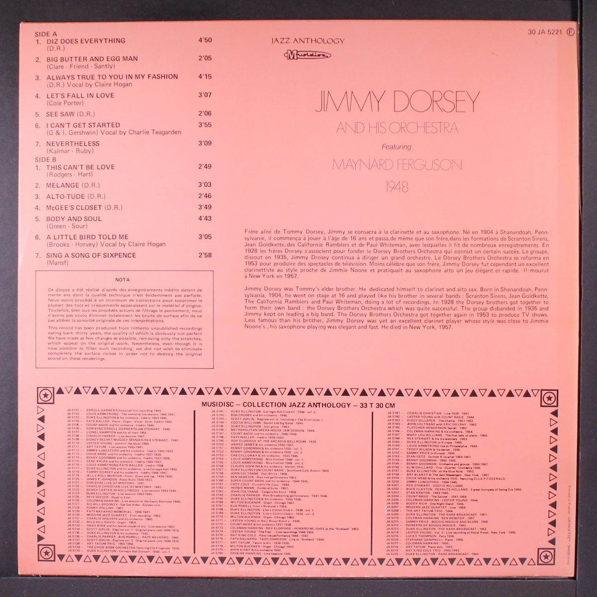 featuring maynard ferguson 1948 by JIMMY DORSEY
