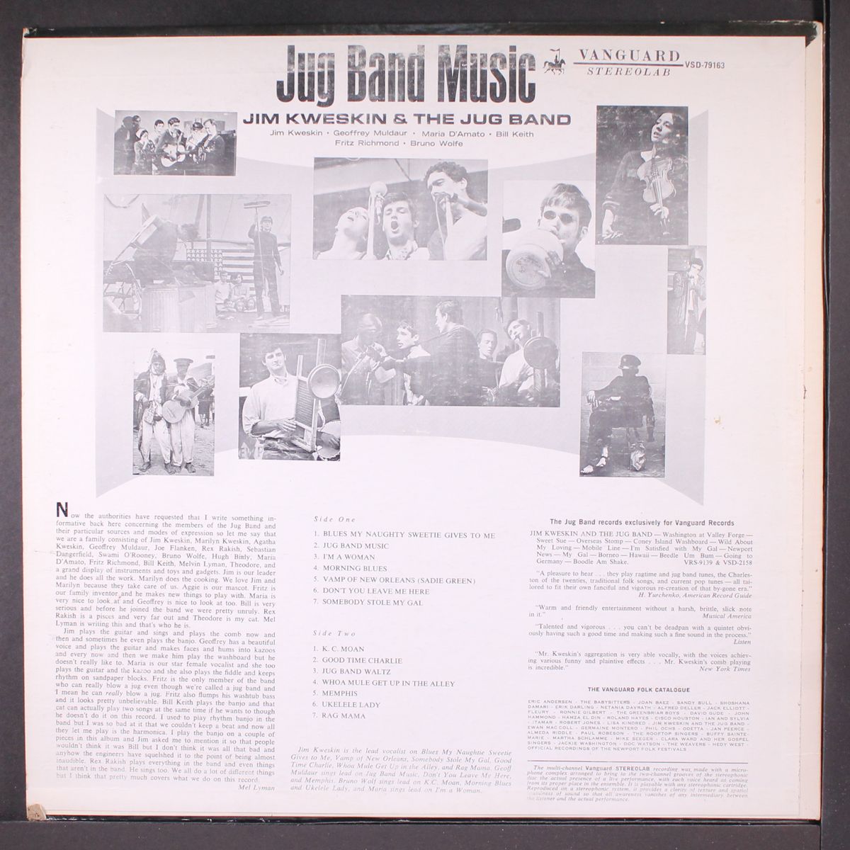 jug band music by JIM KWESKIN & JUG BAND