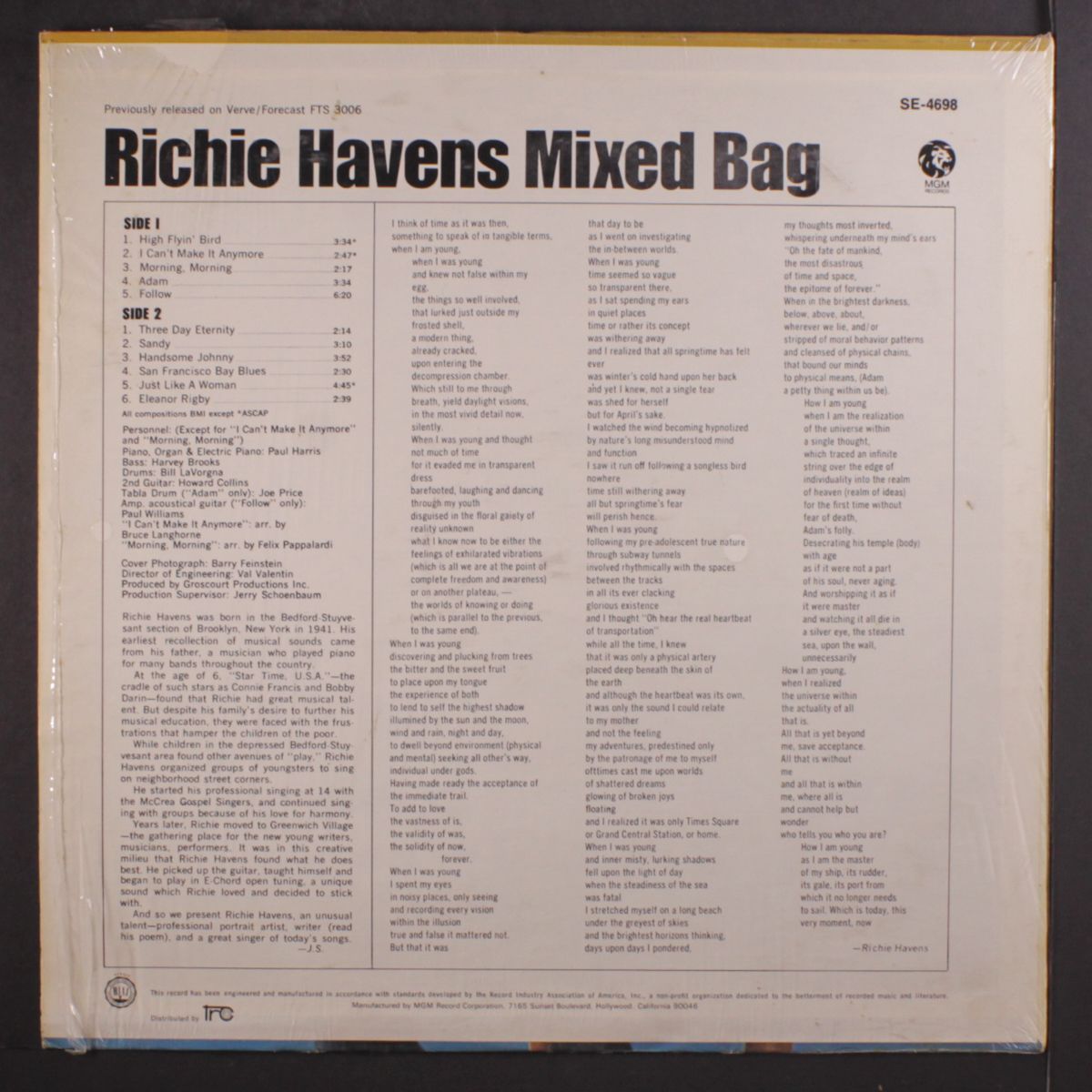 mixed bag by RICHIE HAVENS