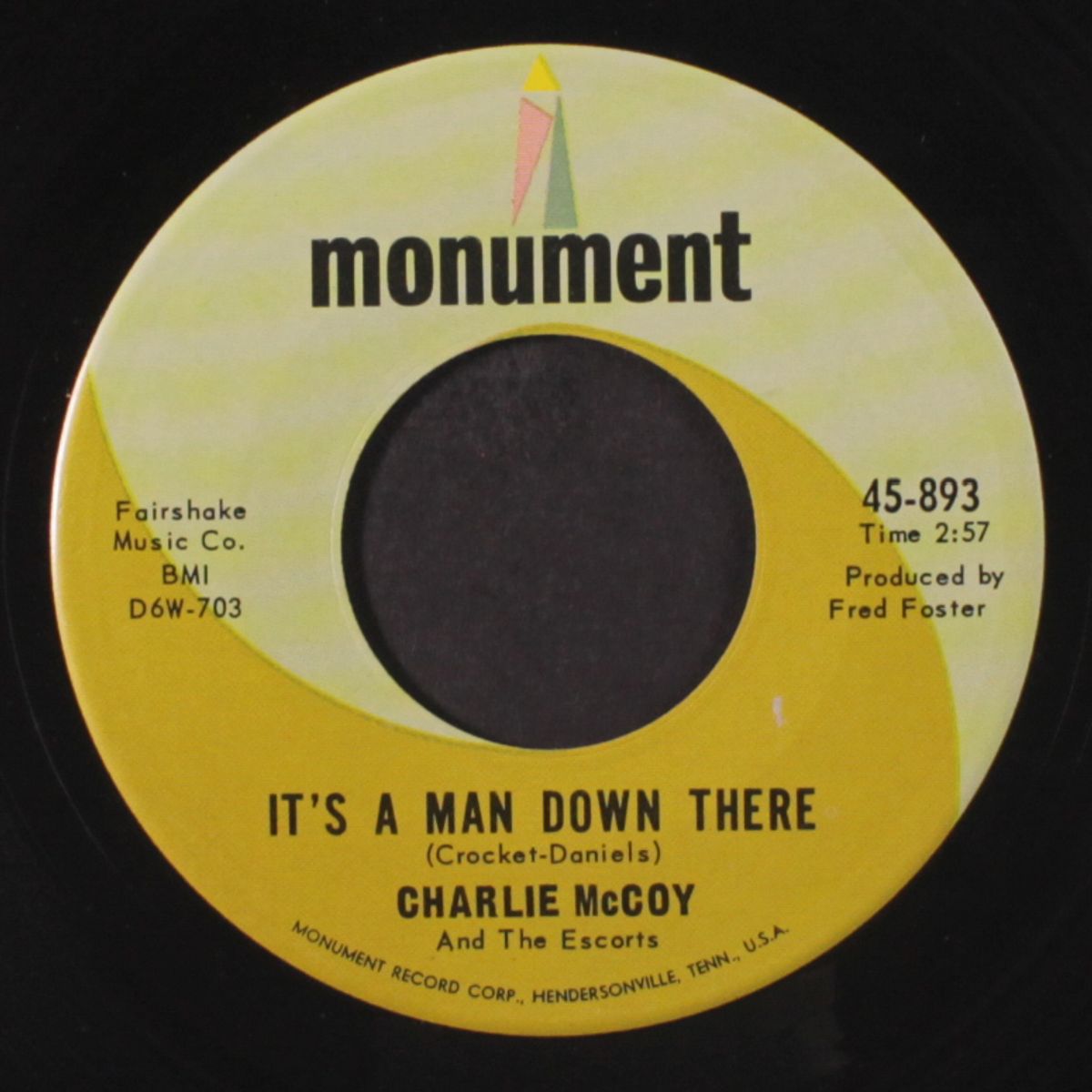 girl / it's a man down there by CHARLIE MCCOY & ESCORTS