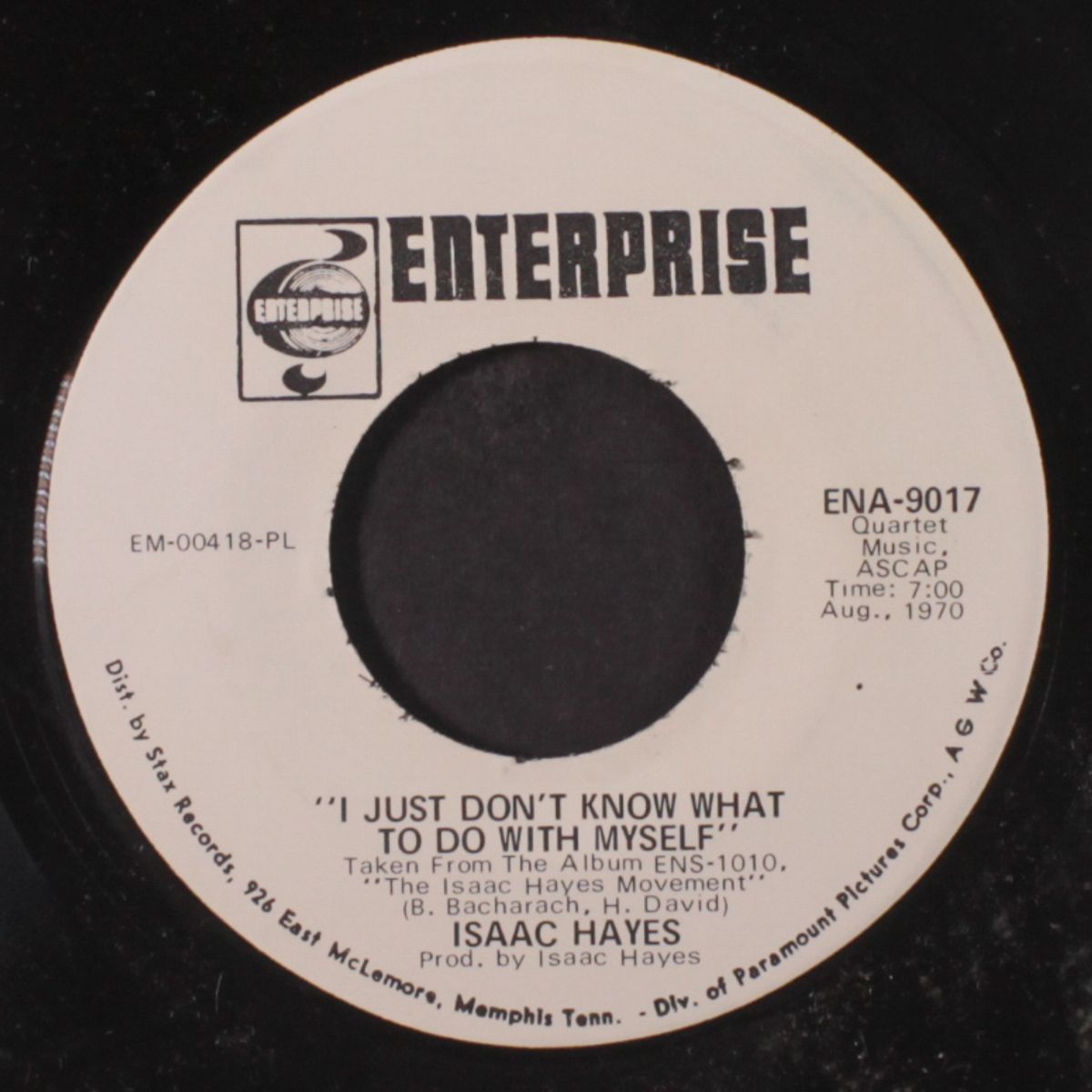 i stand acused / i just don't know what to do with myself by ISAAC HAYES