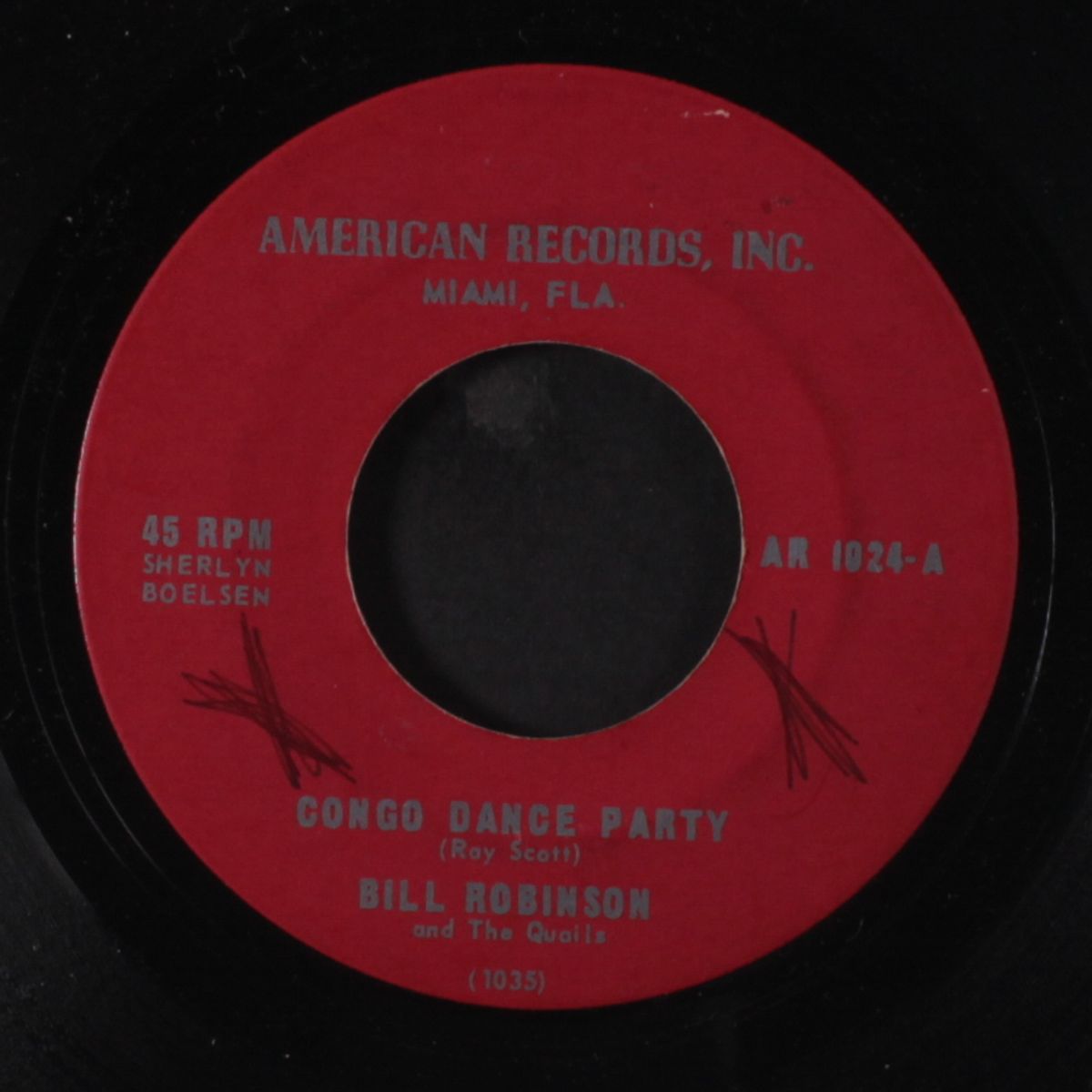 congo dance party / you're mine by BILL ROBINSON & QUAILS