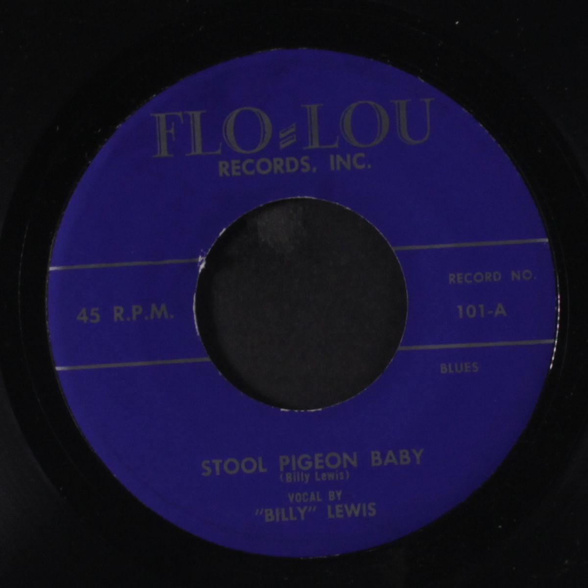 stool pigeon baby / i won't tell a soul by BILLY LEWIS & GROUP