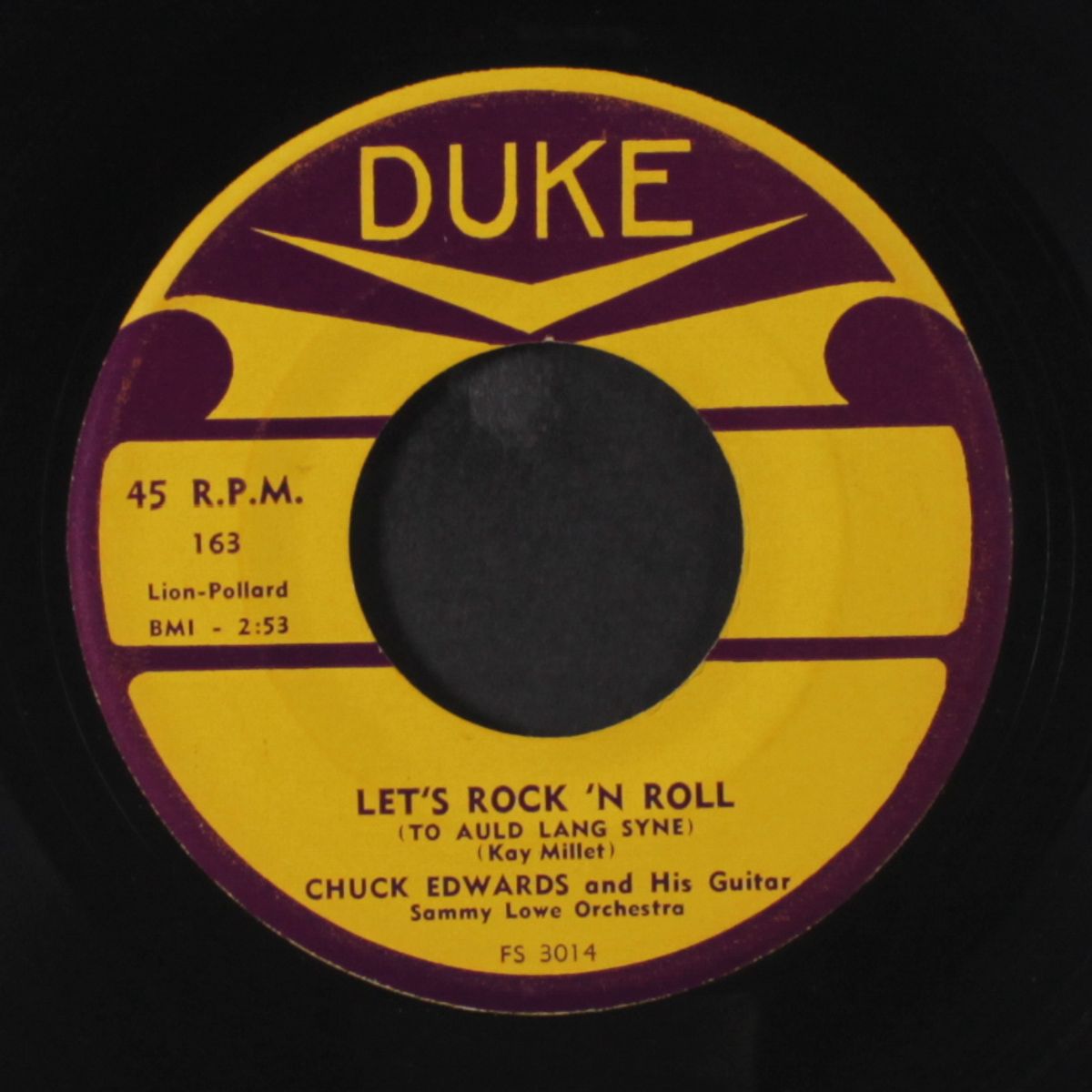 i'm wondering / let's rock 'n roll by CHUCK EDWARDS & GROUP