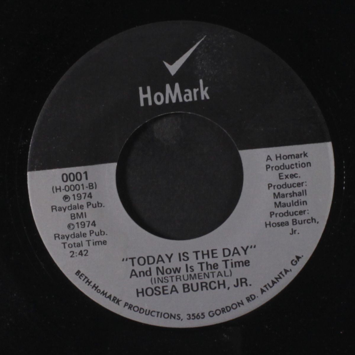 today is the day / instro by HOSEA BURCH, JR