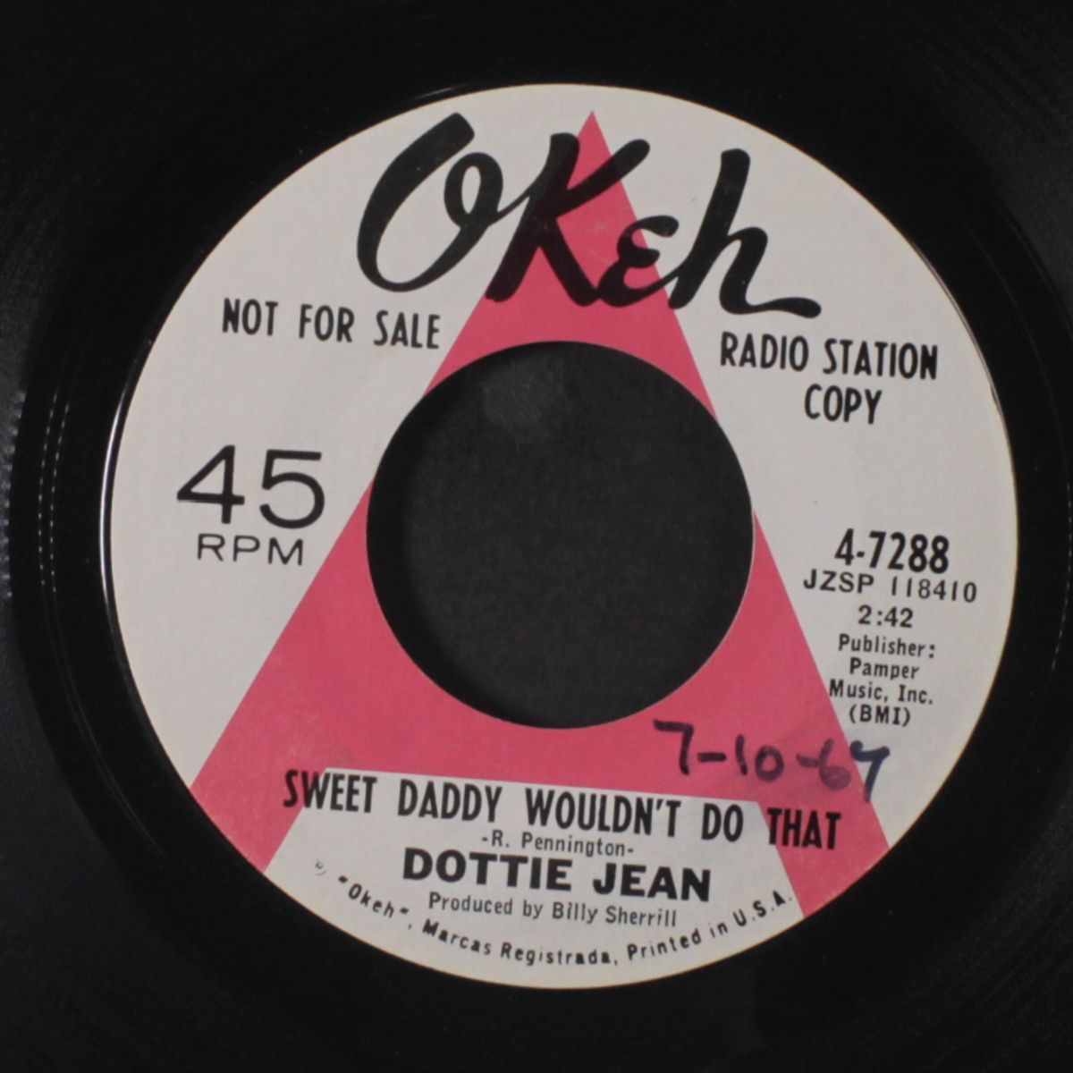 let me go lover! / sweet daddy wouldn't do that by DOTTIE JEAN