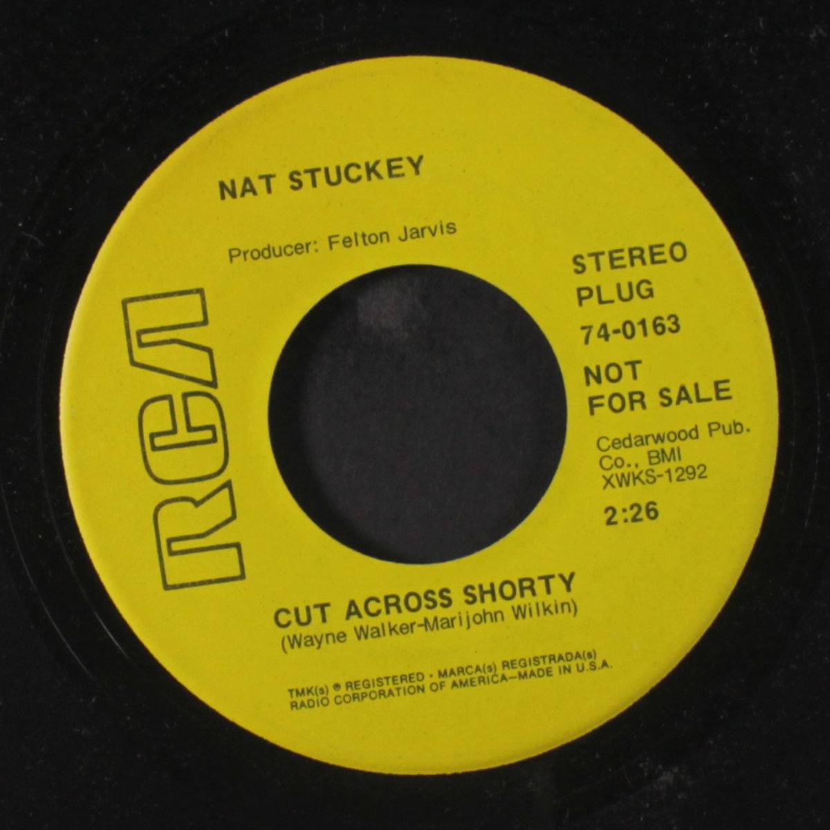 cut across shorty / understand little man by NAT STUCKEY