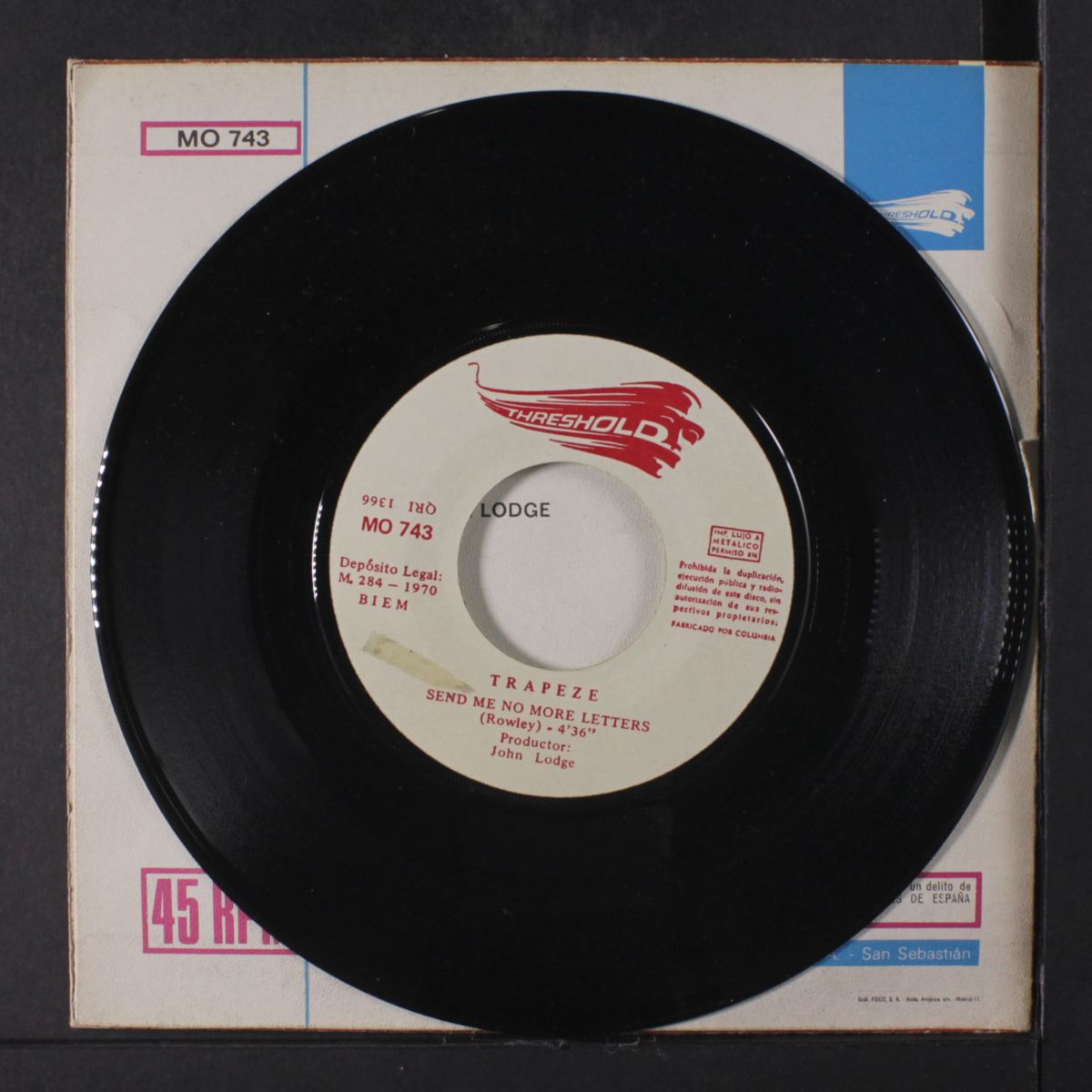 send me no more letters / another day by TRAPEZE