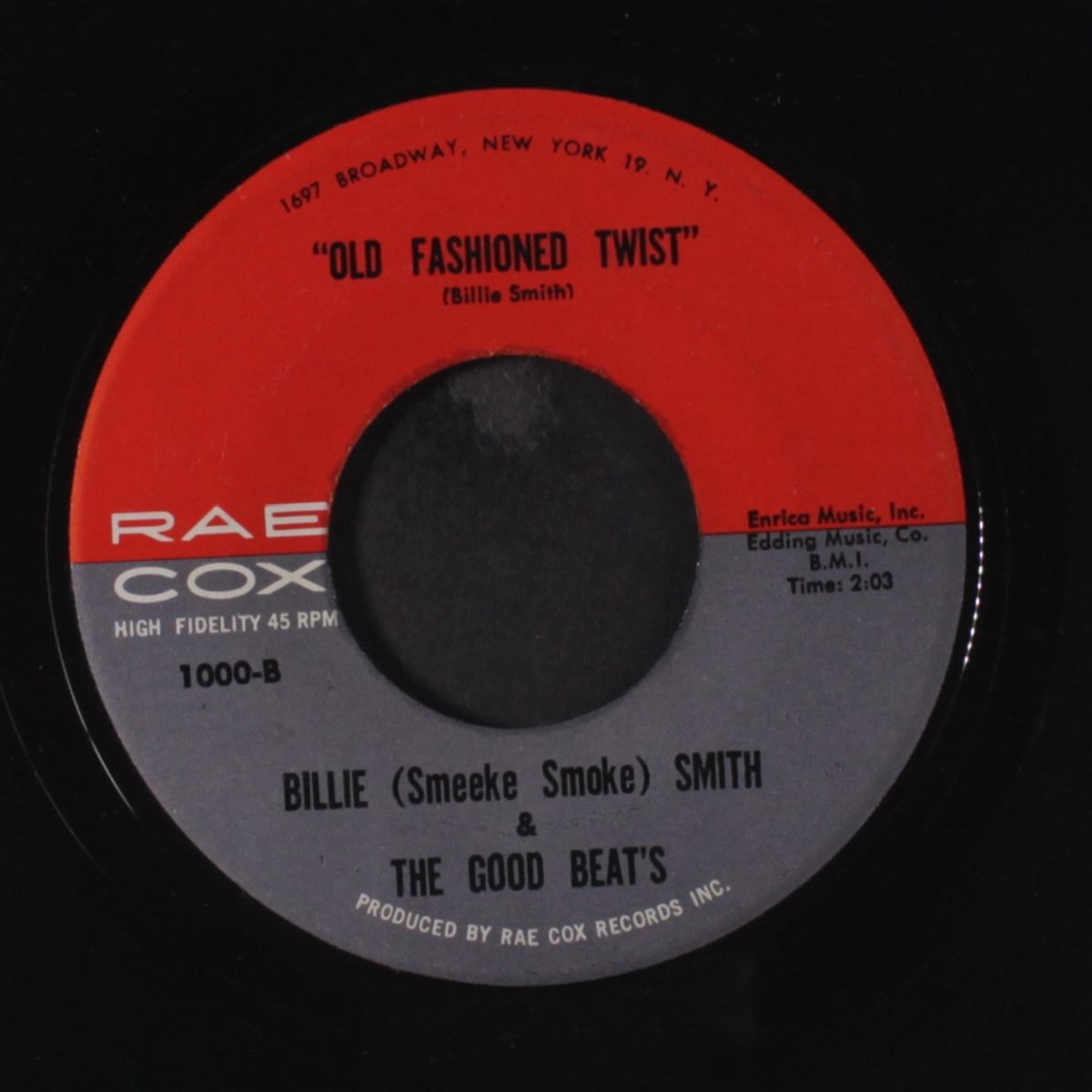 the whammer / old fashioned twist by BILLIE SMITH & GOOD BEATS