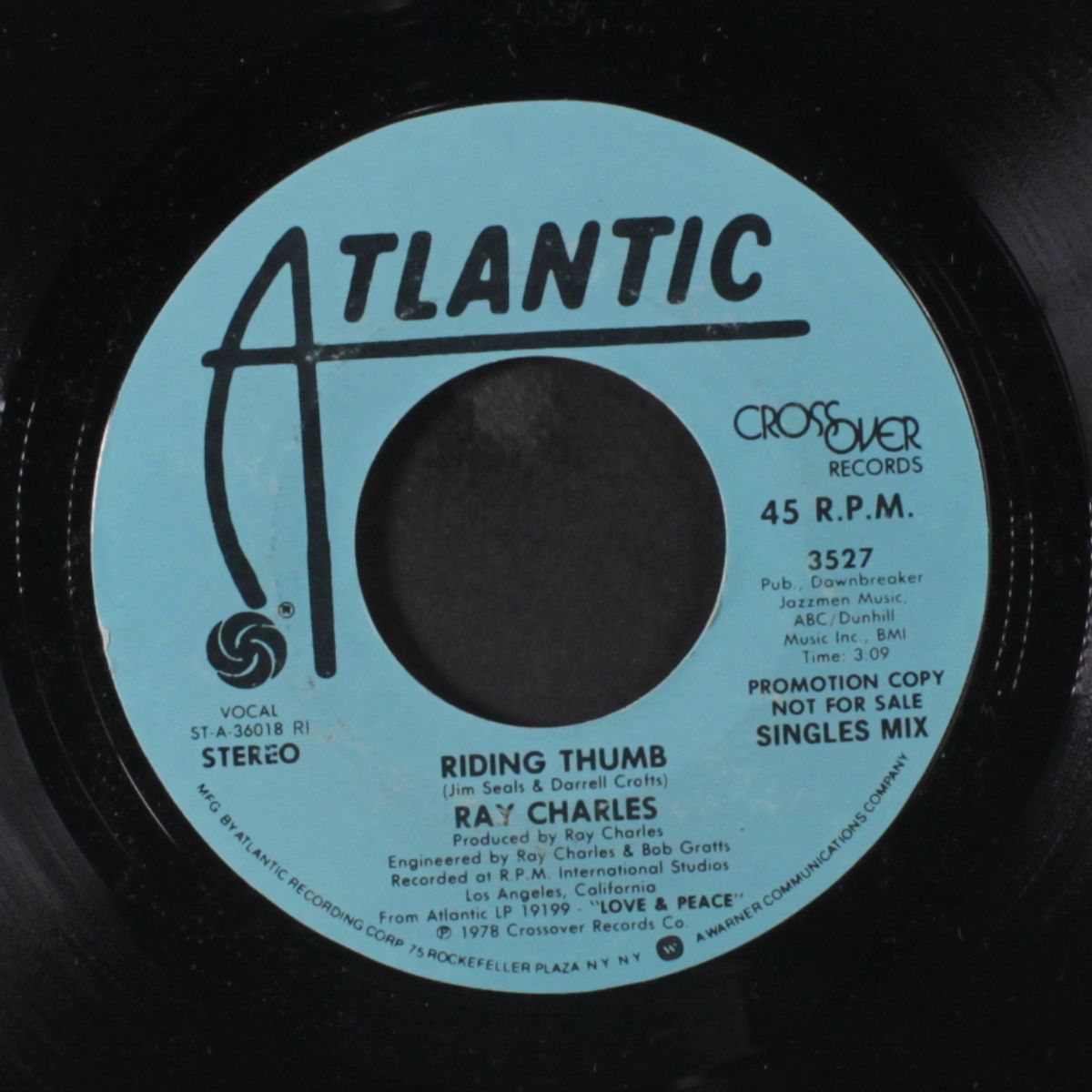 riding thumb by RAY CHARLES