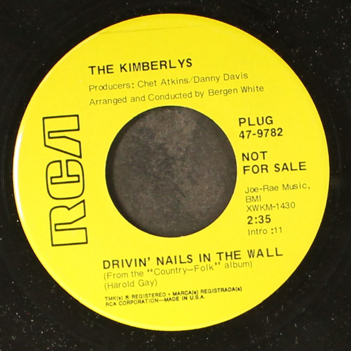 drivin' nails in the wall / these new changing times by KIMBERLYS