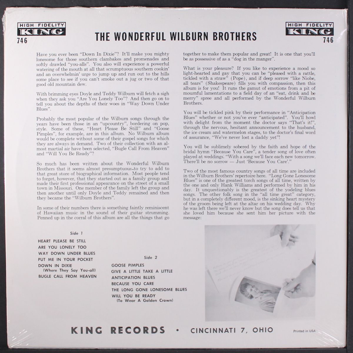 the wonderful by WILBURN BROTHERS