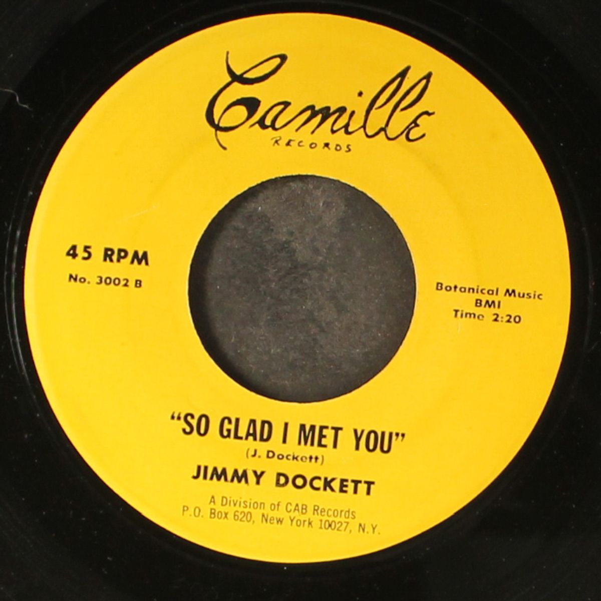 how hurt i am / so glad i met you by JIMMY DOCKETT