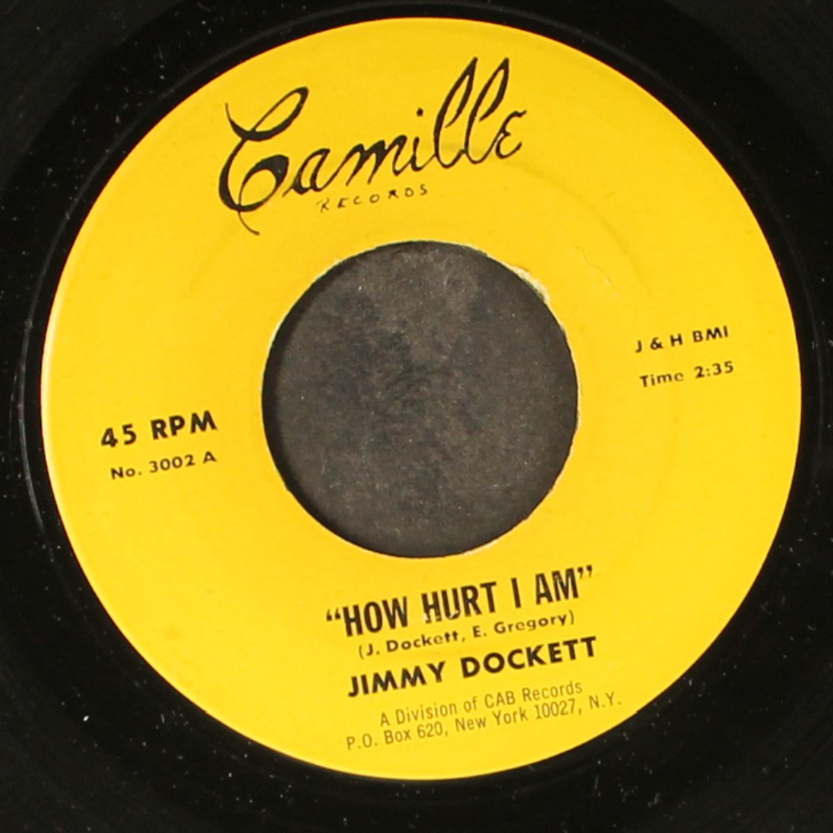 how hurt i am / so glad i met you by JIMMY DOCKETT