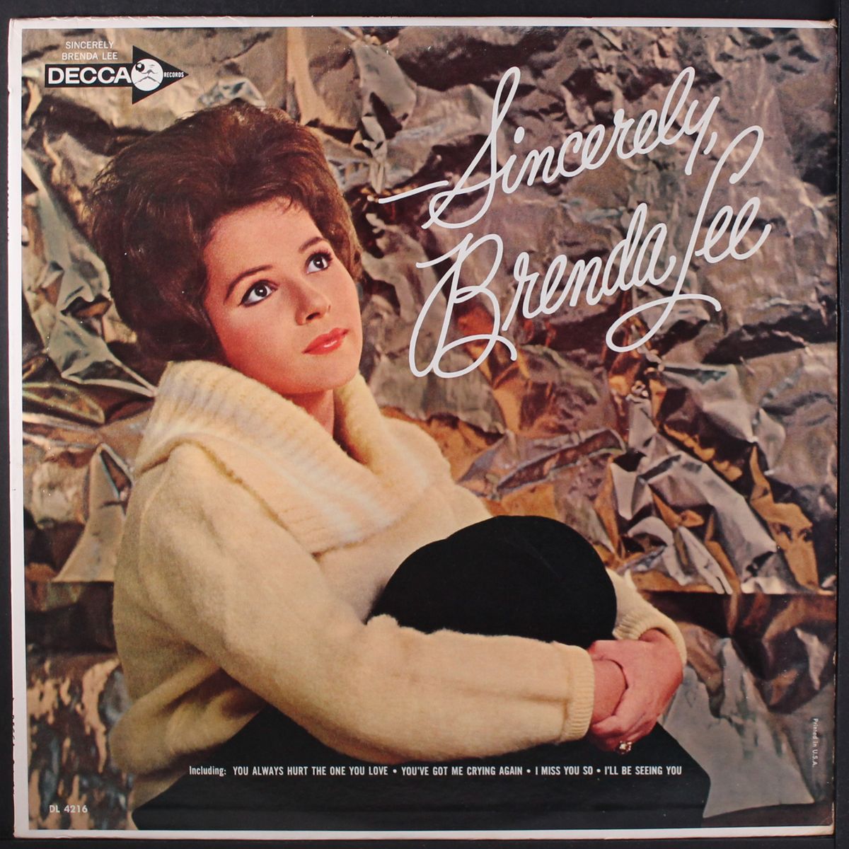 sincerely by BRENDA LEE
