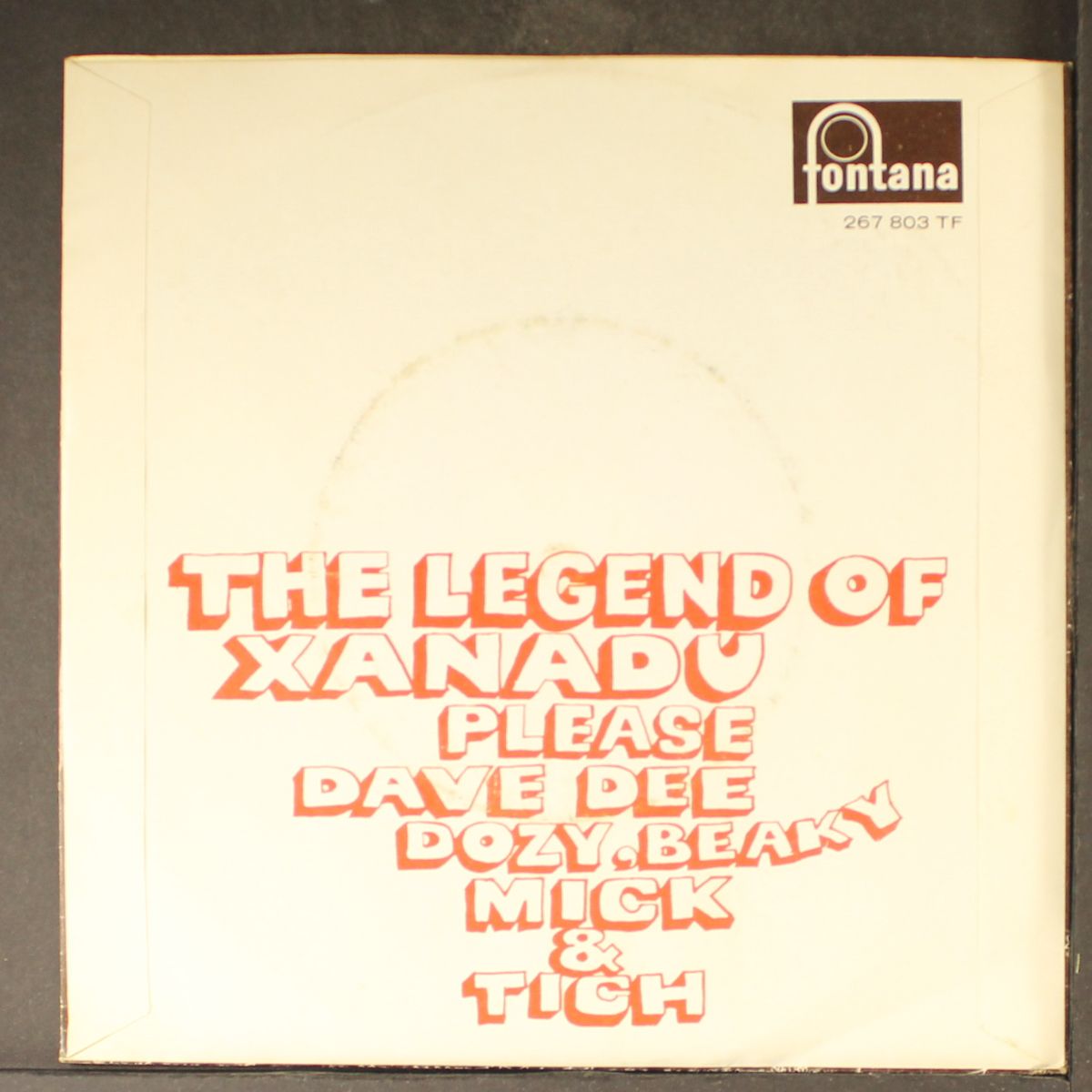 the legend of zanadu by DAVE DEE, DOZY, BEAKY, MICK & TICH