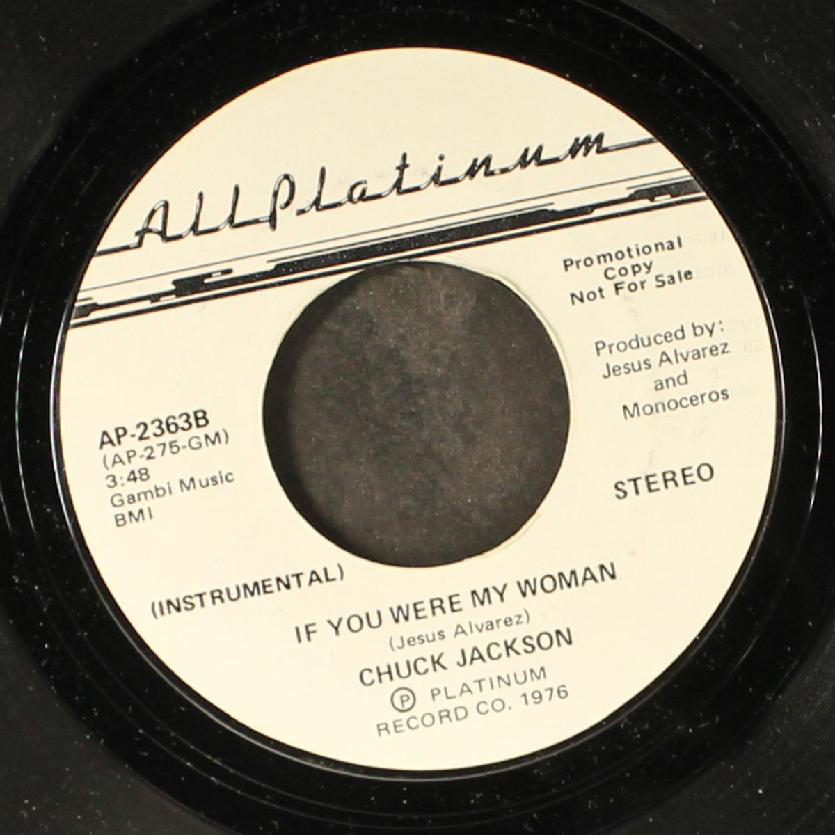 if you were my woman / instrumental by CHUCK JACKSON
