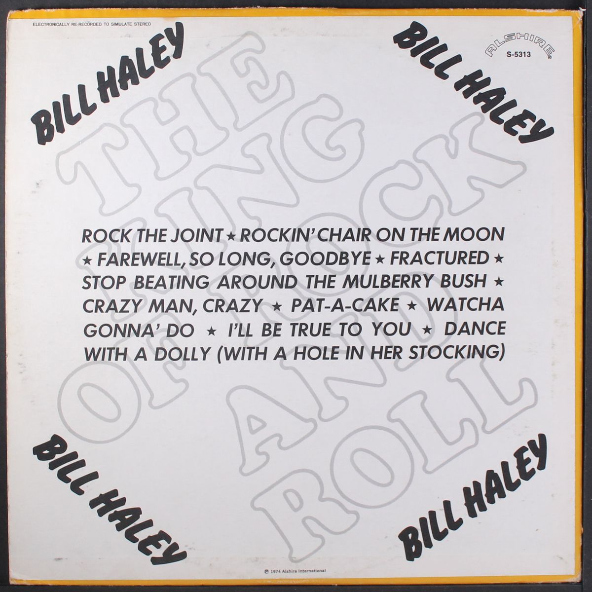 the king of rock & roll by BILL HALEY