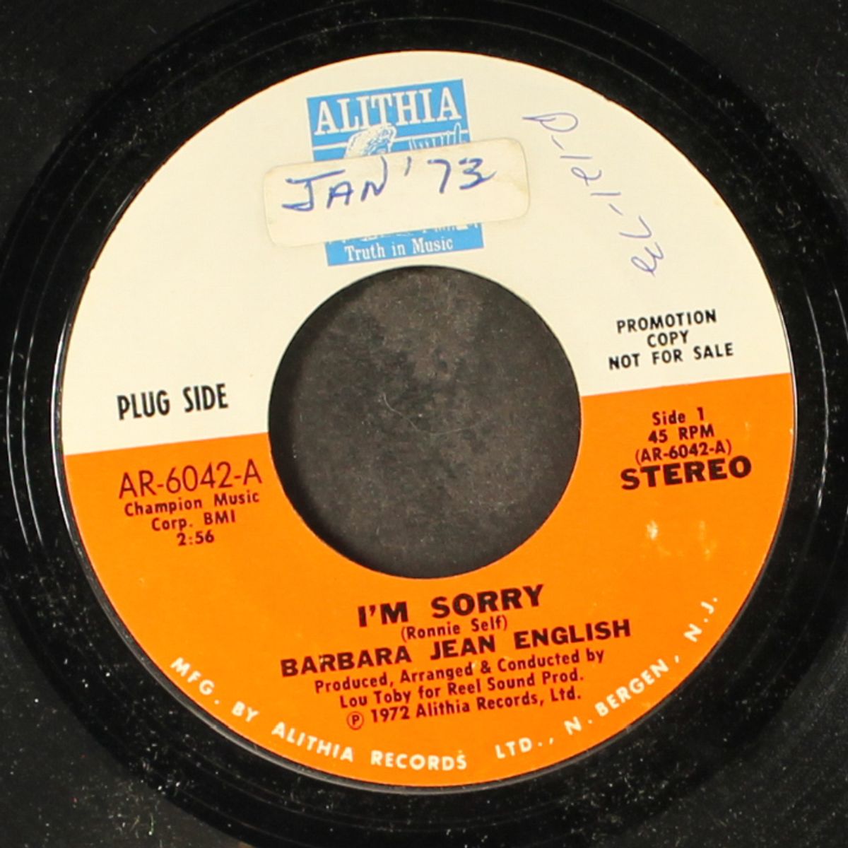 i'm sorry / lil' baby by BARBARA JEAN ENGLISH
