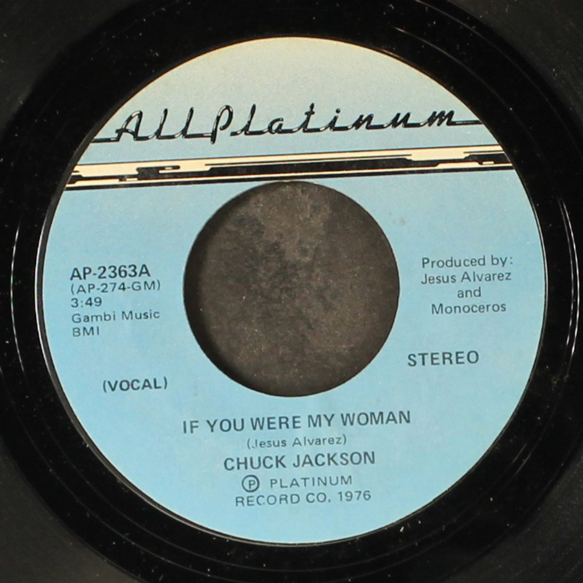 if you were my woman / instro by CHUCK JACKSON