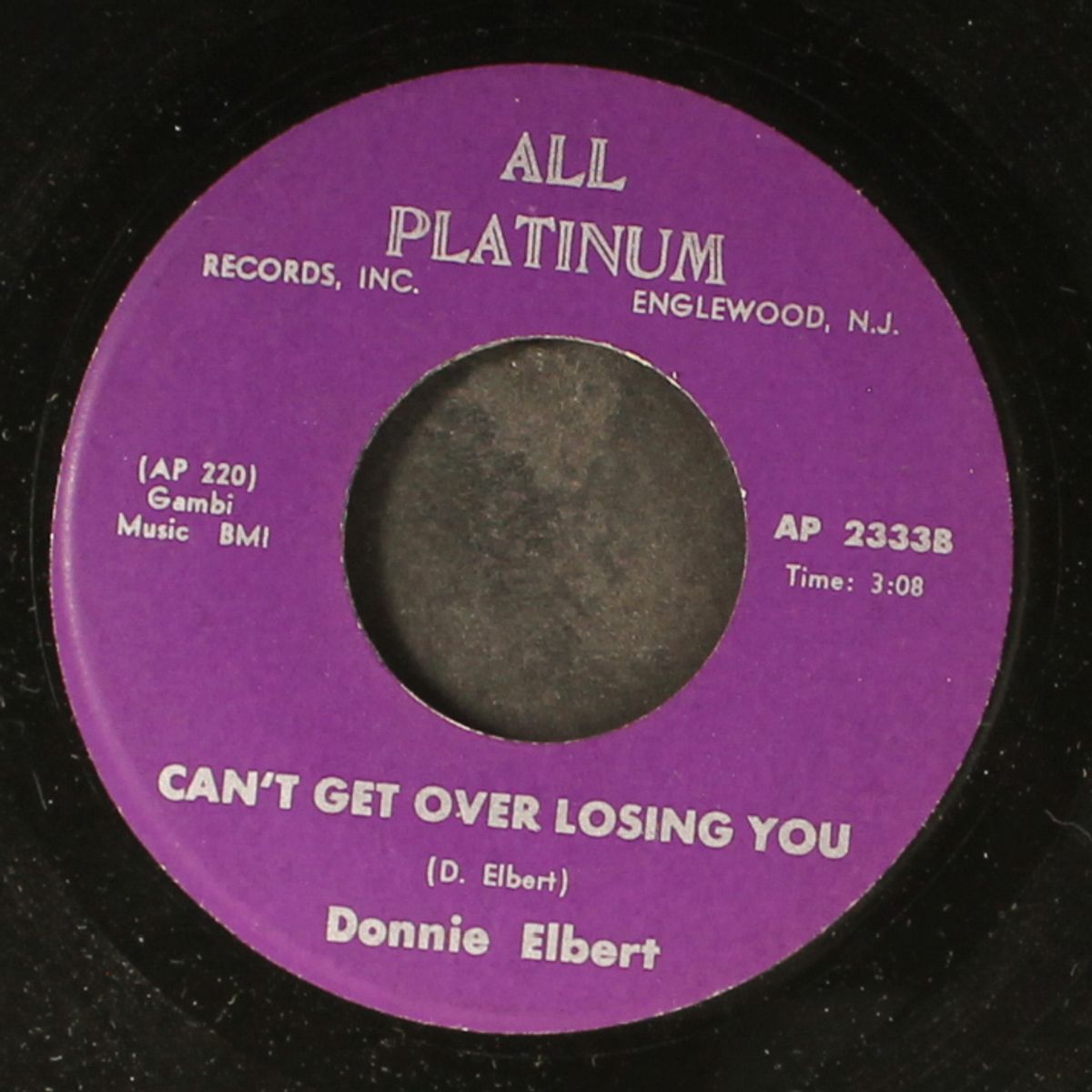 that's if you love me / can't get over loosing you by DONNIE ELBERT