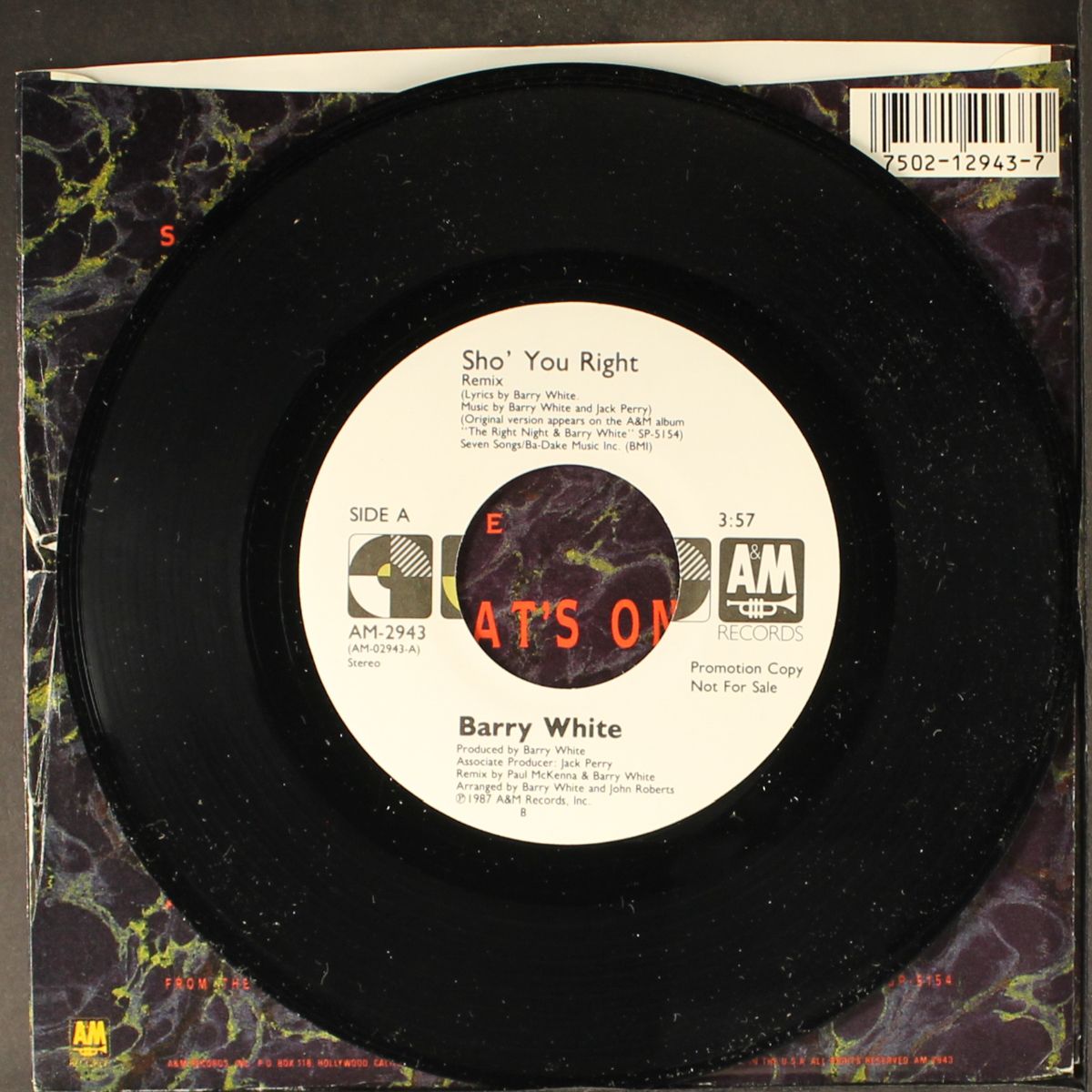sho' you right / same by BARRY WHITE