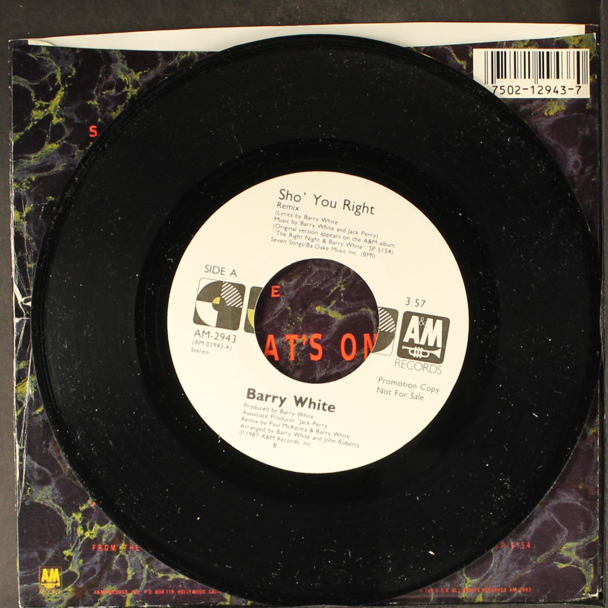 sho' you right / same by BARRY WHITE