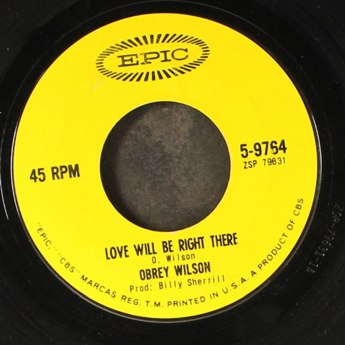 love will be right there by OBREY WILSON