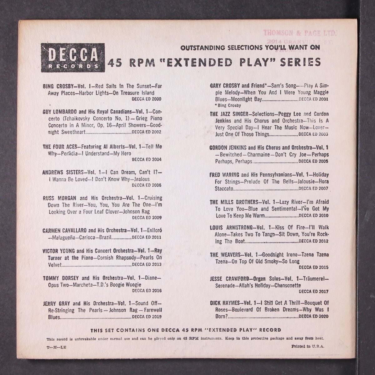 vol. 1 by ELLA FITZGERALD