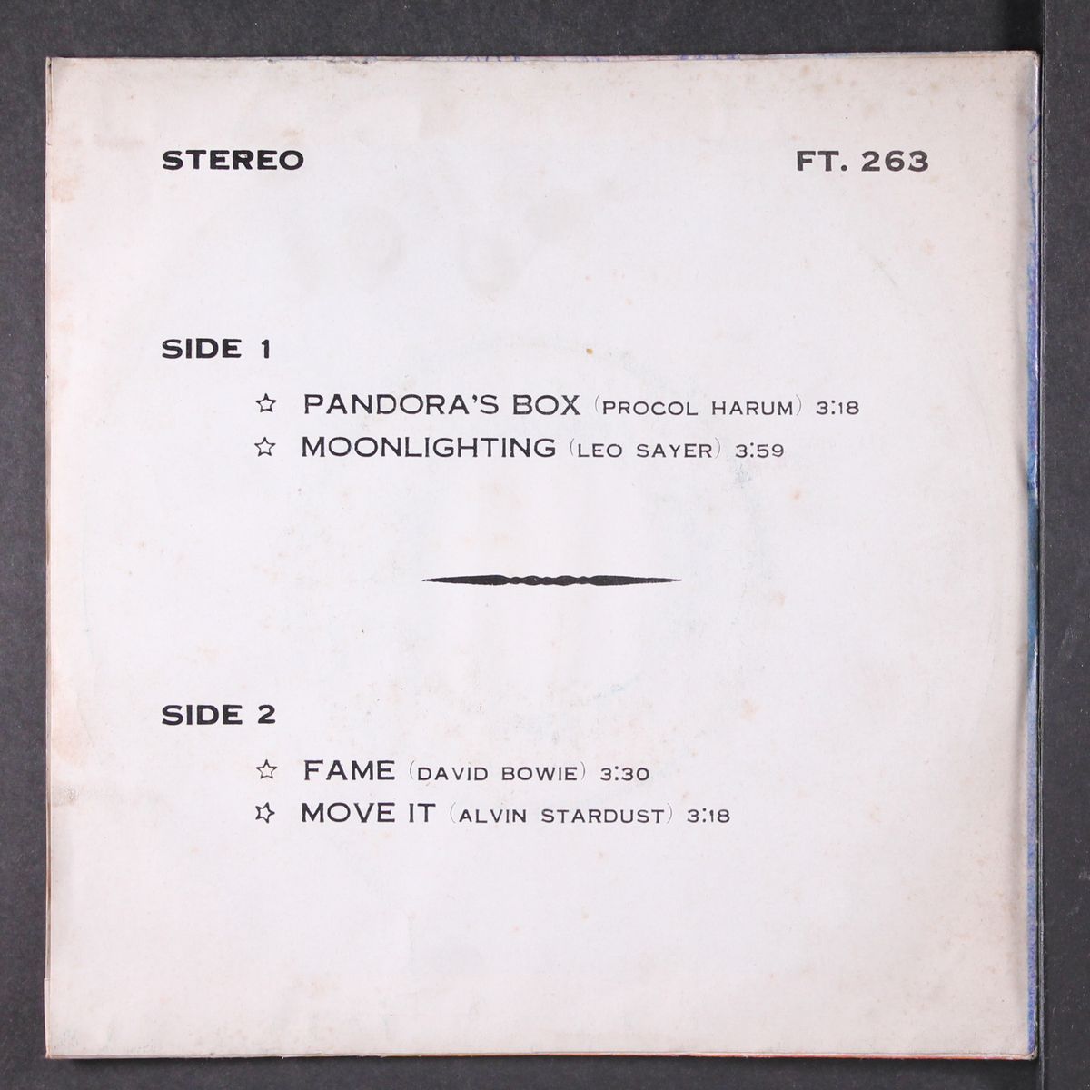 fame + 3 by DAVID BOWIE & OTHERS