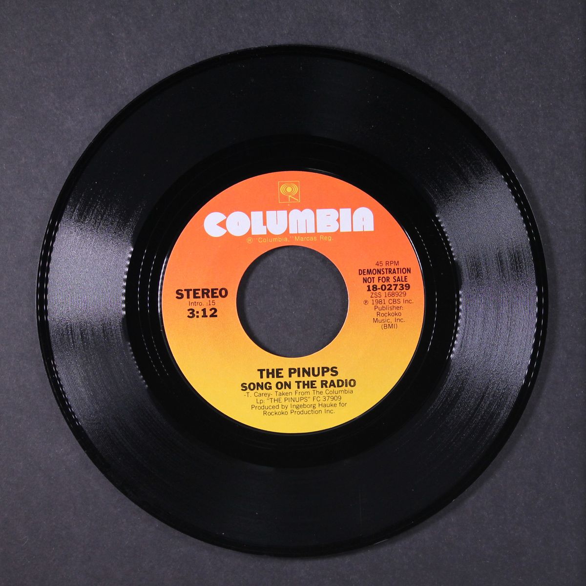 song on the radio by PINUPS