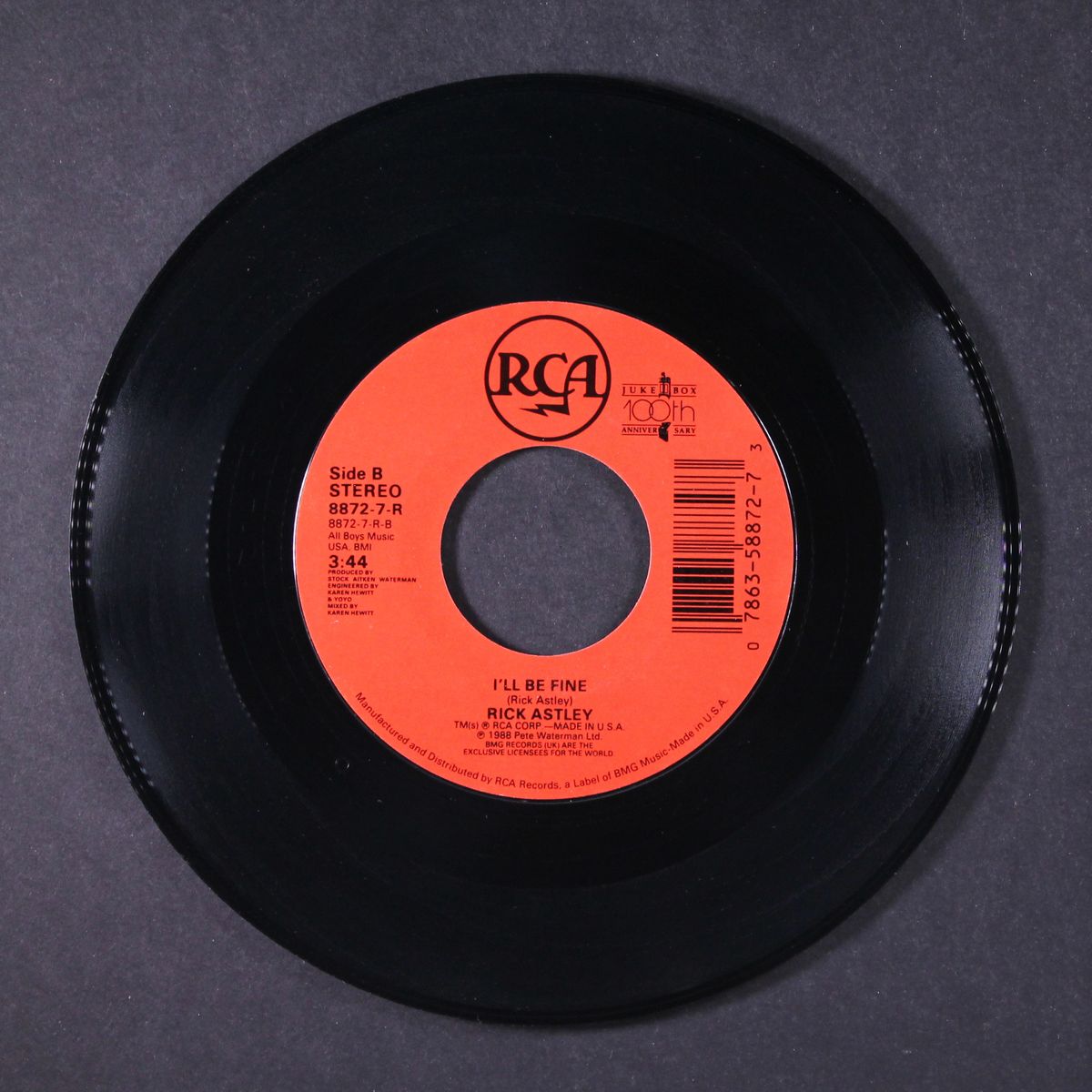 giving up on love / i'll be fine by RICK ASTLEY