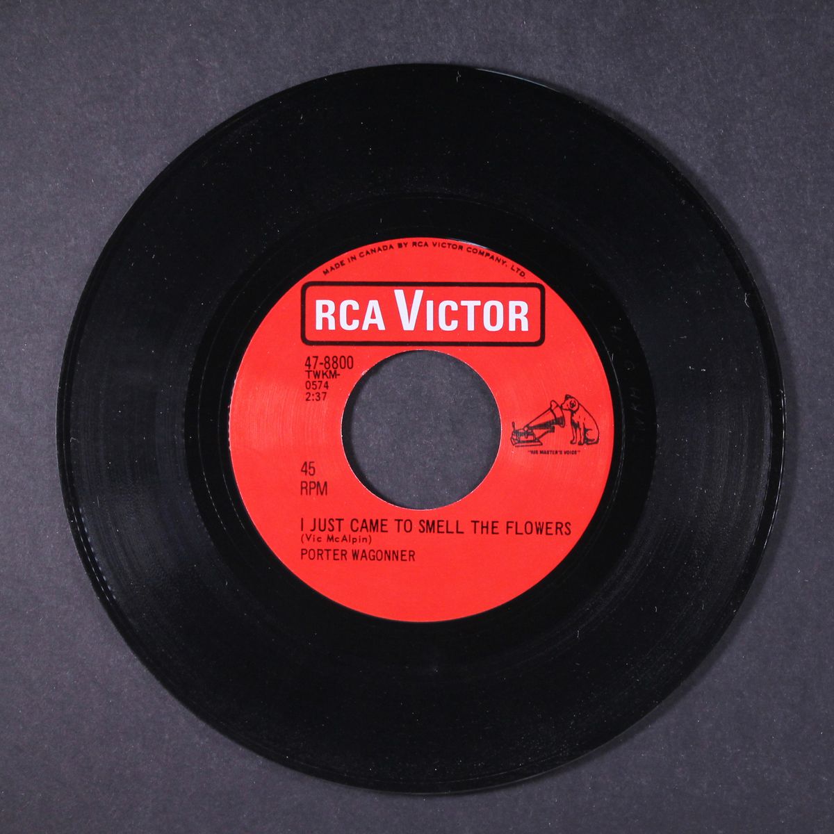 i just came to smell the flowers / i'm a long way from home by PORTER WAGONER