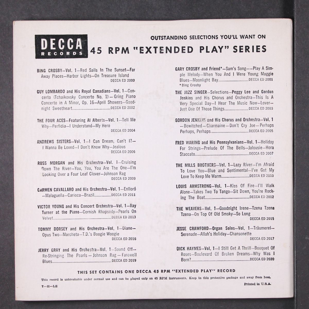 vol. 1 by LOUIS ARMSTRONG