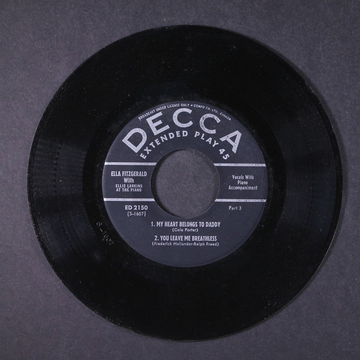 songs in a mellow mood pt. 3 by ELLA FITZGERALD