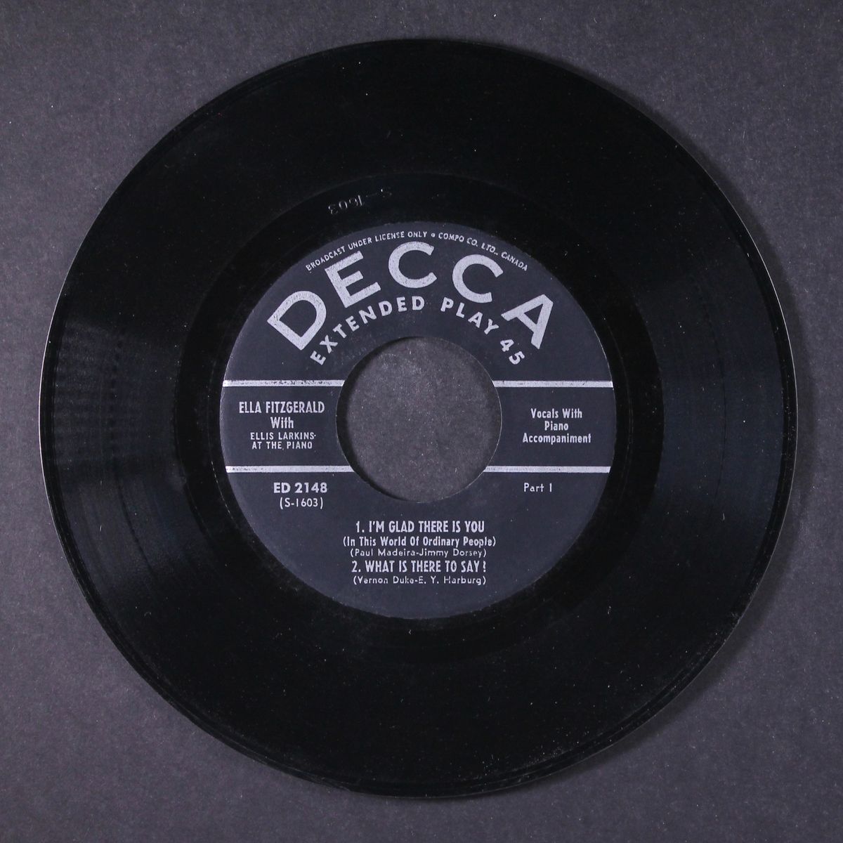 songs in a mellow mood, part 1 by ELLA FITZGERALD