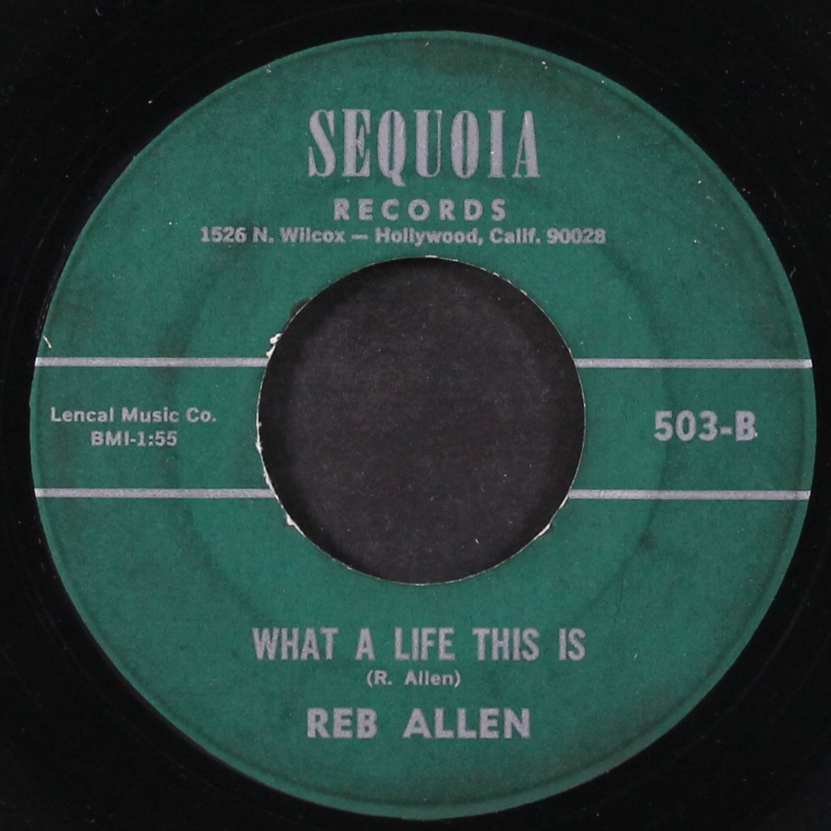 what a life this is / the most important thing by REB ALLEN
